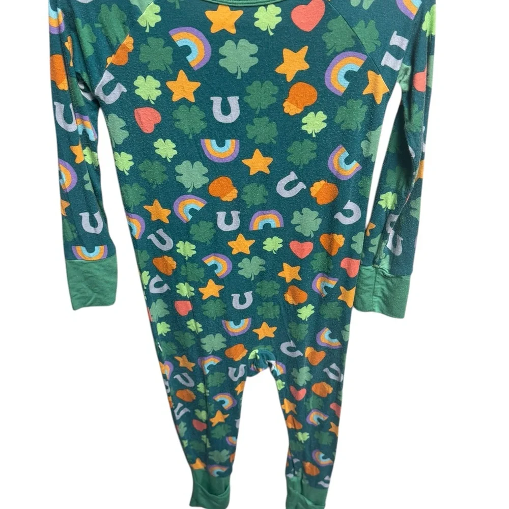 Little Sleepies St. Patrick’s Day Long Sleeve Zippy 18-24 months - Picture 2 of 3